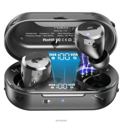 negro oscuro TOZO t12 8HTLX45 auriculares