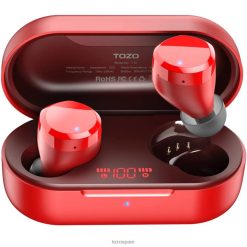 rojo TOZO t12 8HTLX47 auriculares